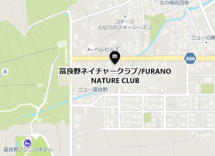 富良野ネイチャークラブの地図