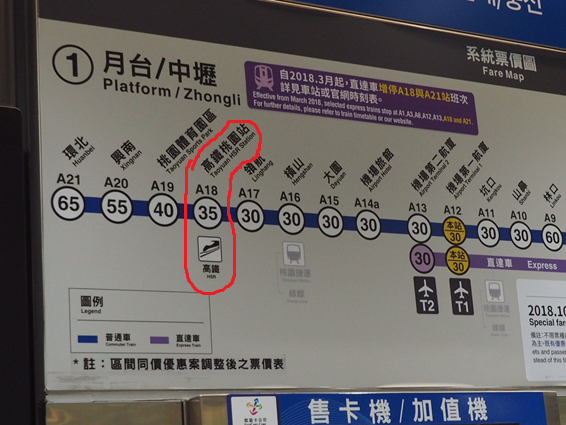 台湾 新幹線 路線図