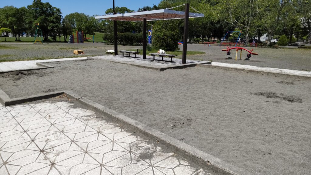手稲稲積公園の砂場