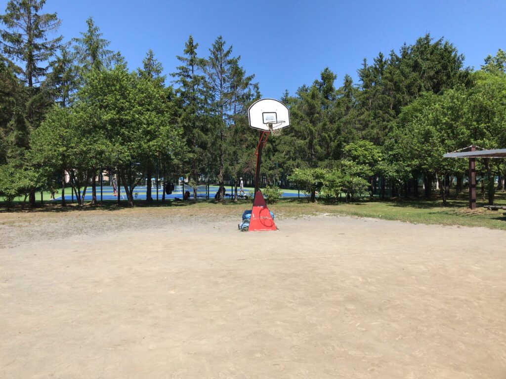 手稲稲積公園のバスケットゴール