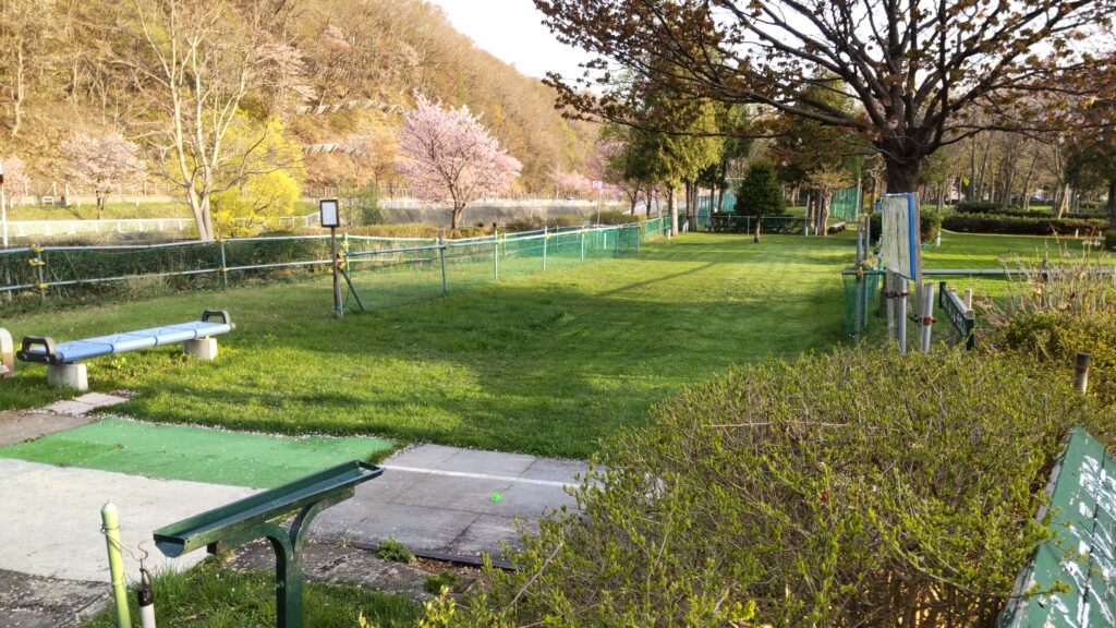 発寒川緑地のパークゴルフ場