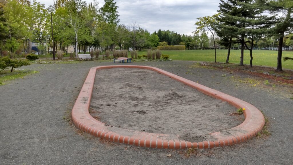 星置公園の砂場