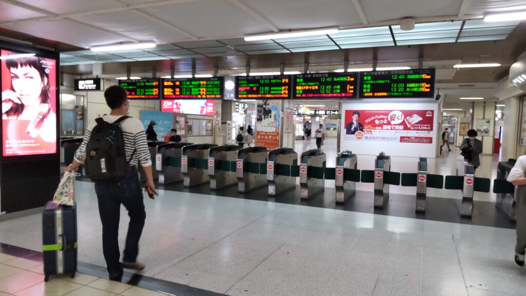 JR札幌駅の西改札口