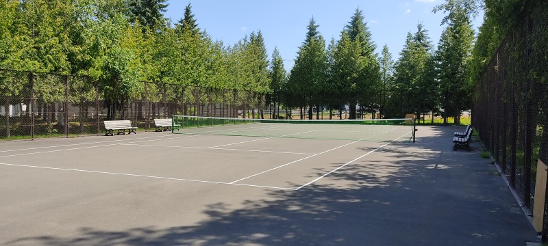 丘珠公園のテニスコート