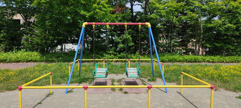 北野ふれあい公園のブランコ