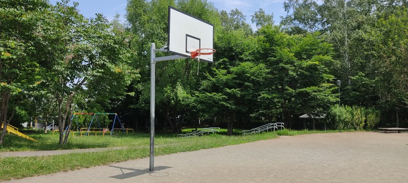 北野ふれあい公園のバスケットゴール