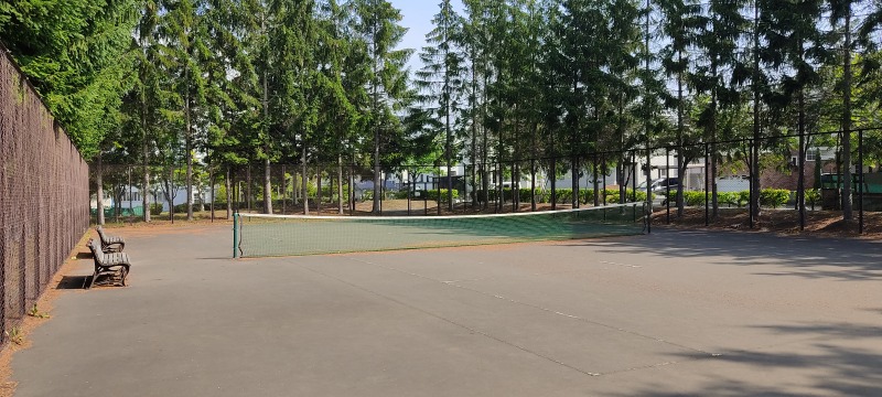 美しが丘西公園のテニスコート
