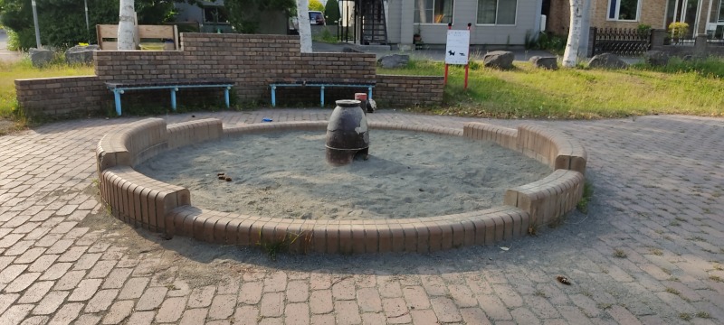 やなぎ公園の砂場