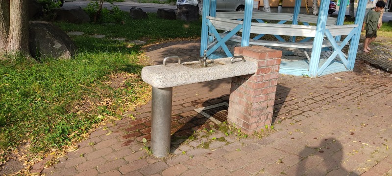 やなぎ公園の水飲み場