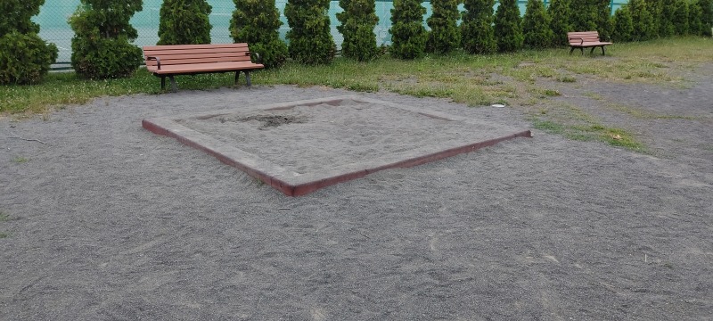 北郷公園の砂場