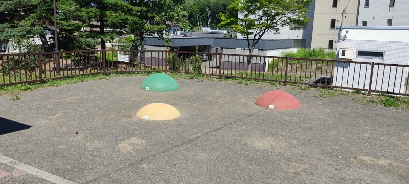澄川サニー公園のクッション遊具